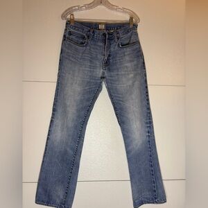 J.‎ Crew Light Blue Straight Jeans 30x30 Cotton